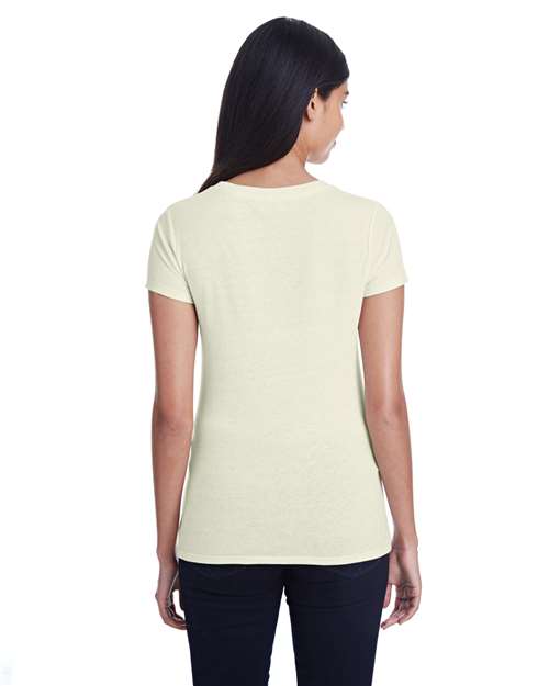 Women's Tri-Blend T-Shirt – On Model – Back