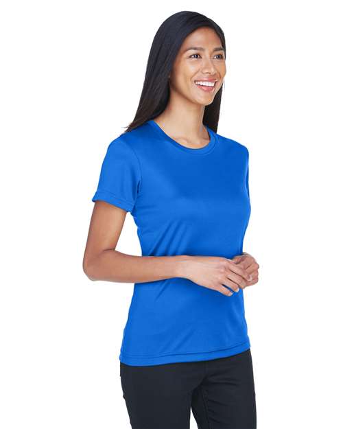 Women's Cool and Dry Performance T-Shirt – On Model – Side
