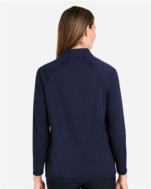 Women's Revive Coolcore® Quarter-Zip Pullover – On Model – Back