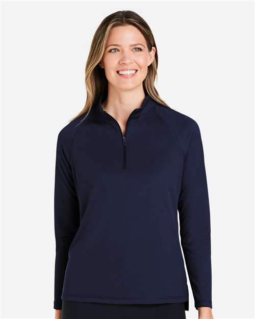 Women's Revive Coolcore® Quarter-Zip Pullover – On Model