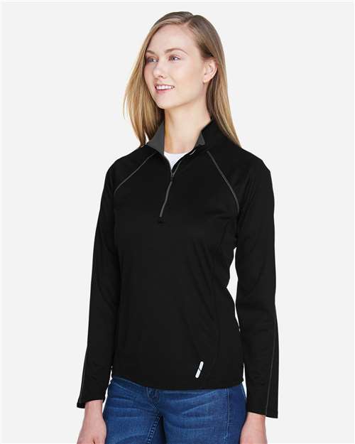 Women's Radar Performance Quarter-Zip Pullover – On Model – Side