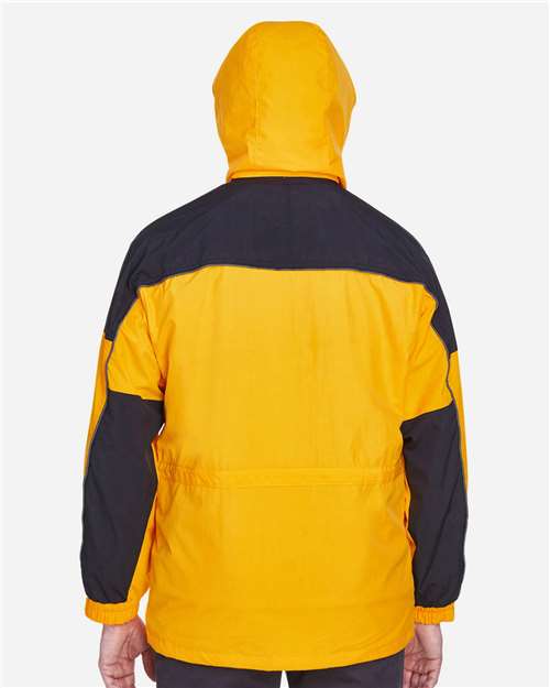 Men's 3-in-1 Two-Tone Parka – On Model – Back