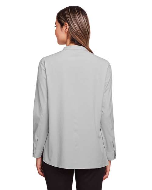 Women's Borough Stretch Performance Shirt – On Model – Back