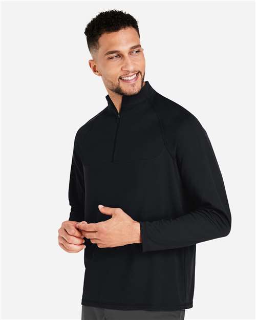 Men's Revive Coolcore® Quarter-Zip Pullover – On Model – Side