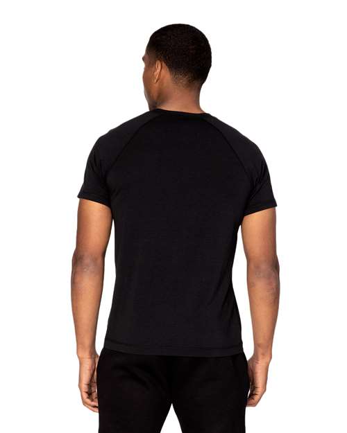 Unisex Impact Raglan T-Shirt – On Model – Back