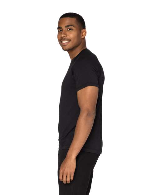 Unisex Impact Raglan T-Shirt – On Model – Side