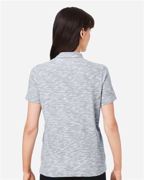 Women's Eclipse Jacquard Polo – On Model – Back