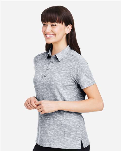 Women's Eclipse Jacquard Polo – On Model – Side