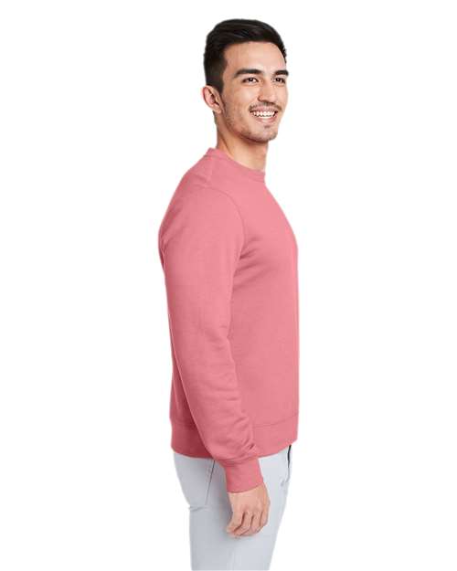 Men's Garment-Dyed Crewneck Sweatshirt – On Model – Side