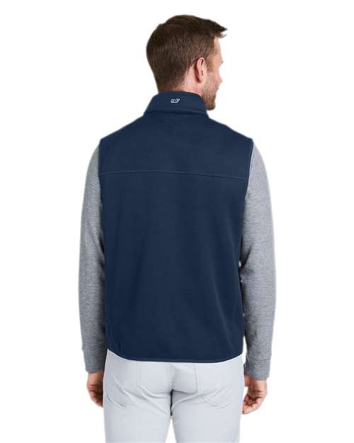 Men's Mountain Sweater Fleece Vest – On Model – Back