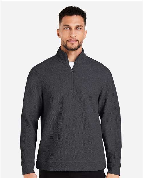 Men's Spirit Textured Quarter-Zip Pullover – On Model