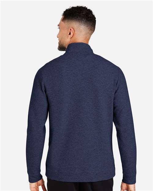 Men's Spirit Textured Quarter-Zip Pullover – On Model – Back