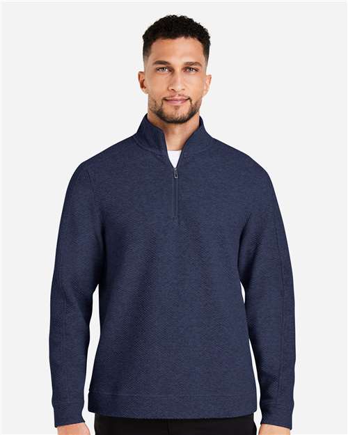Men's Spirit Textured Quarter-Zip Pullover – On Model