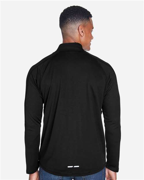 Men's Radar Performance Quarter-Zip Pullover – On Model – Back