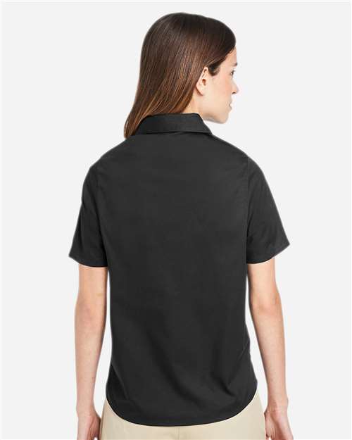 Women's Advantage IL Short Sleeve Dress Shirt – On Model – Back