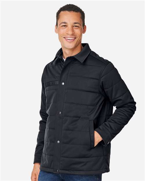 Unisex Guardian Soft Shell Chore Coat – On Model – Side
