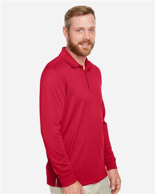 Men's Tall Advantage Long Sleeve Snag Protection Plus IL Polo – On Model – Side