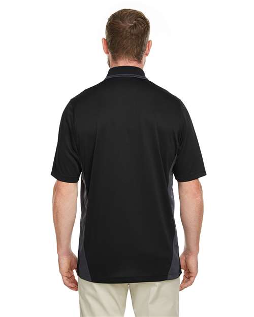 Men's Tall Flash Snag Protection Plus IL Colorblock Polo – On Model – Back