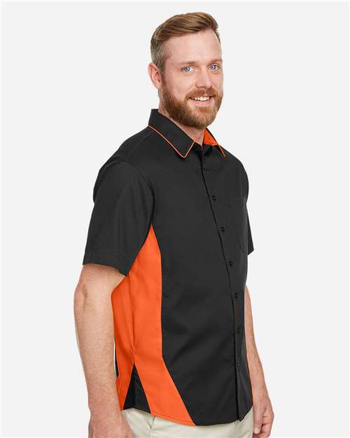 Men's Tall Flash IL Colorblock Shirt – On Model – Side