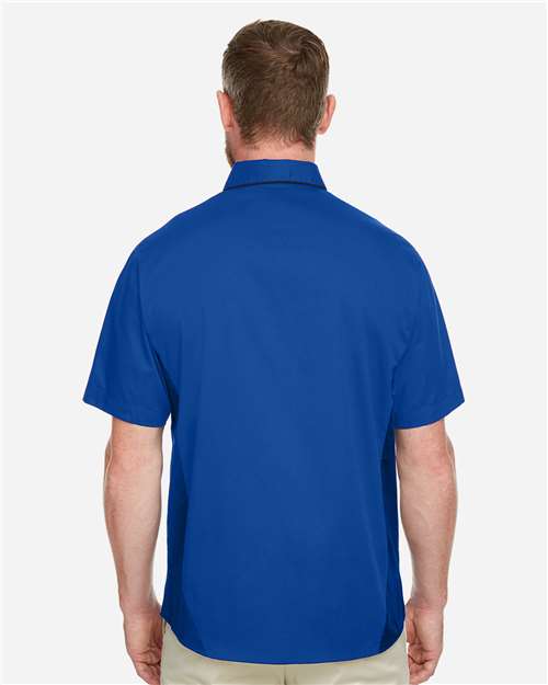 Men's Tall Flash IL Colorblock Shirt – On Model – Back