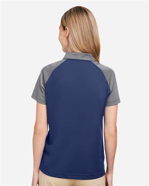 Women's Command Snag-Protection Colorblock Polo – On Model – Back