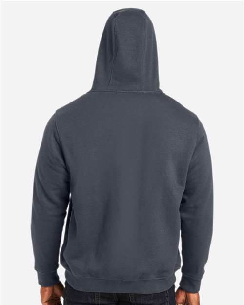 Unisex Tall ClimaBloc™ Lined Heavyweight Hooded Sweatshirt – On Model – Back