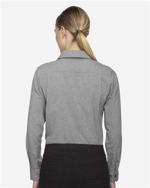Women's Melange Performance Shirt – On Model – Back