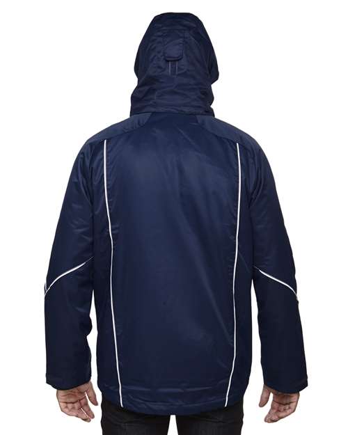 Men's Tall Angle 3-in-1 Jacket with Bonded Fleece Liner – On Model – Back