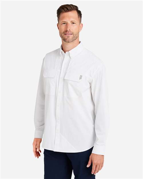 Men's Creekbed Pocket Fishing Shirt – On Model – Side