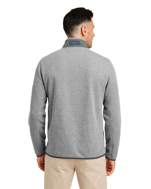 Men's Mountain Sweaterfleece Quarter-Zip Pullover – On Model – Back