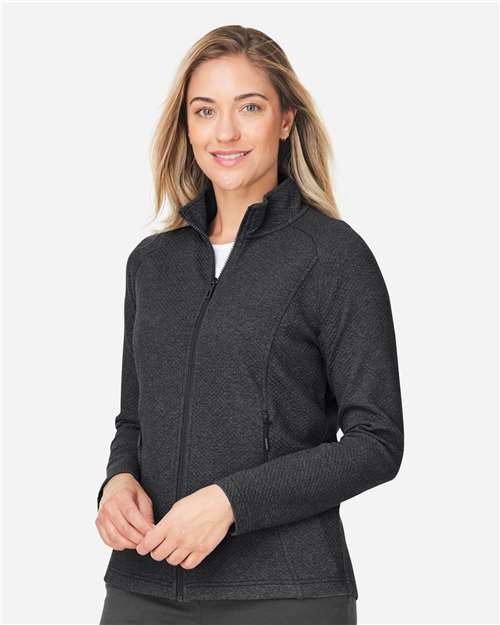 Women's Spirit Textured Full-Zip – On Model – Side