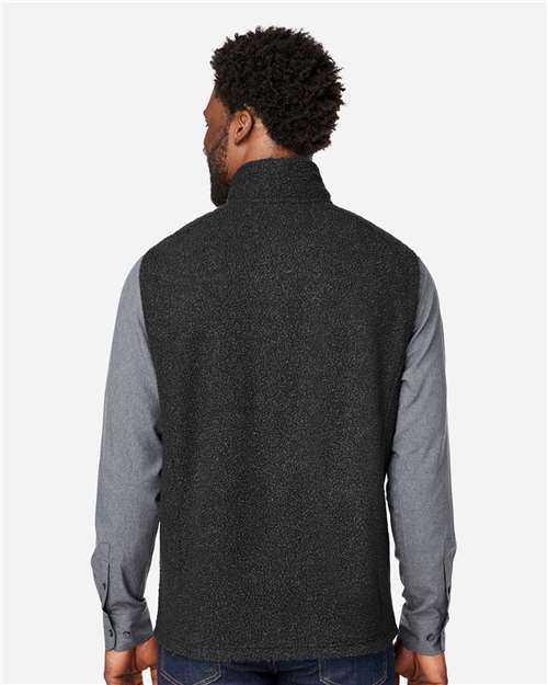 Men's Aura Sweater Fleece Vest – On Model – Back