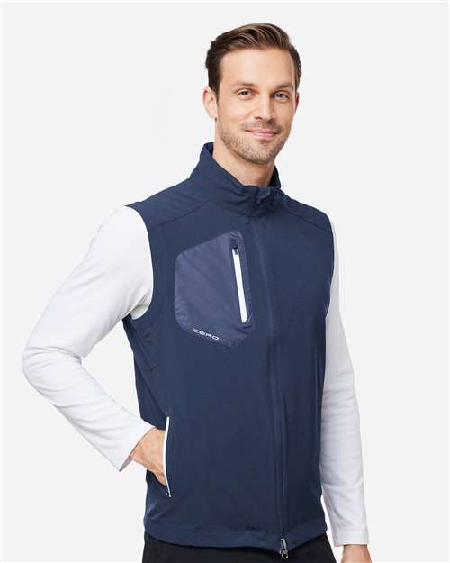 Men's Full-Zip Vest – On Model – Side