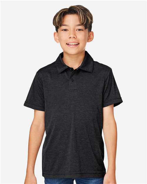 Youth Zone Sonic Heather Performance Polo