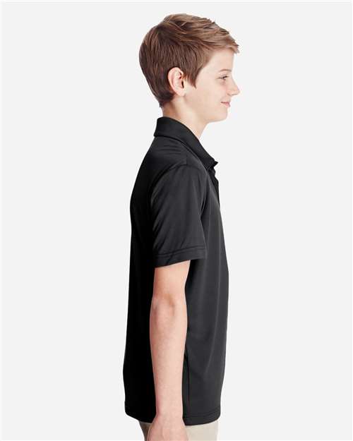 Youth Zone Performance Polo – On Model – Side