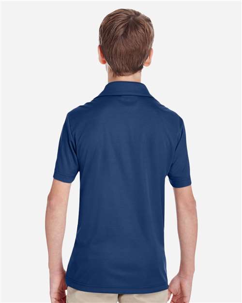Youth Zone Performance Polo – On Model – Back