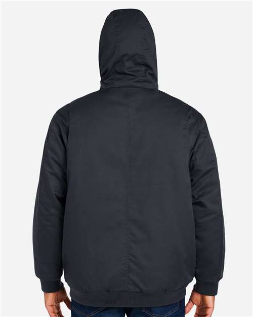 Unisex Tall ClimaBloc® Heavyweight Hooded Full-Zip Jacket – On Model – Back