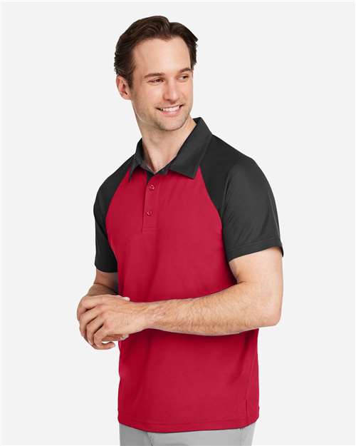 Men's Command Snag-Protection Colorblock Polo – On Model – Side