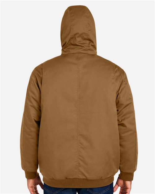 Unisex ClimaBloc® Heavyweight Hooded Full-Zip Jacket – On Model – Back
