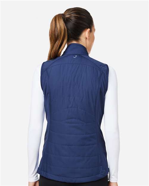 Women's Tess Hybrid Vest – On Model – Back