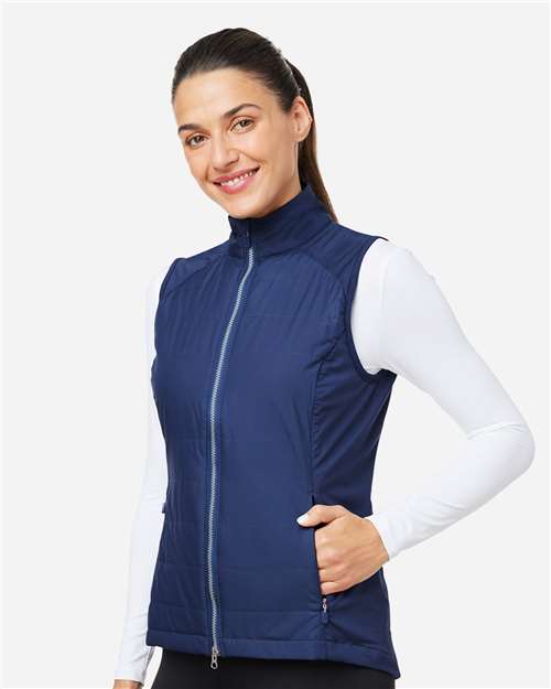 Women's Tess Hybrid Vest – On Model – Side