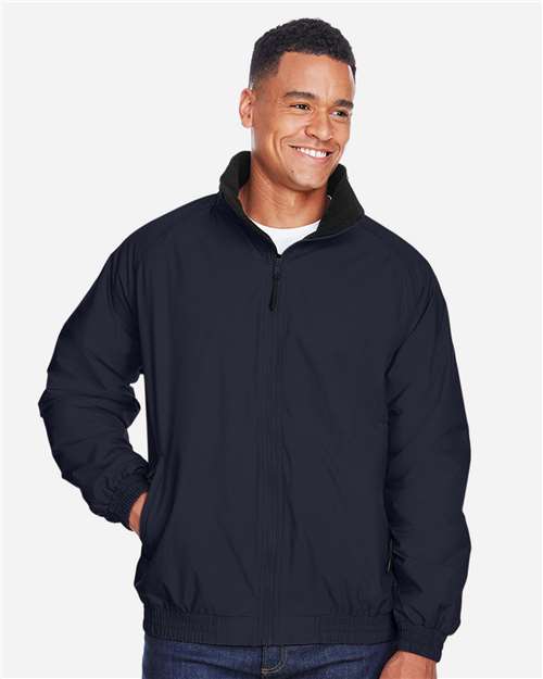 Unisex Fleece Lined Nylon Jacket