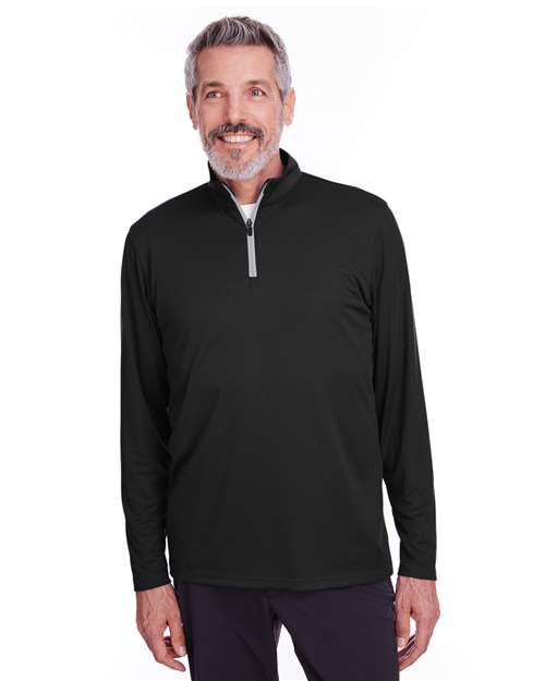 Men's Icon Quarter-Zip Pullover – On Model
