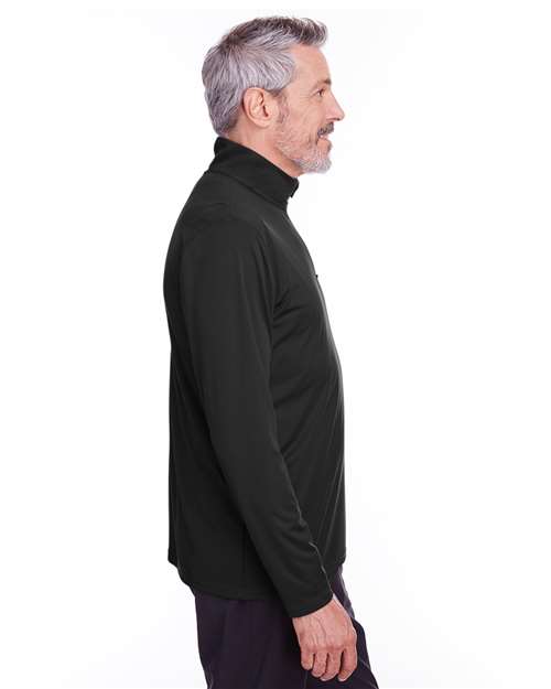 Men's Icon Quarter-Zip Pullover – On Model – Side
