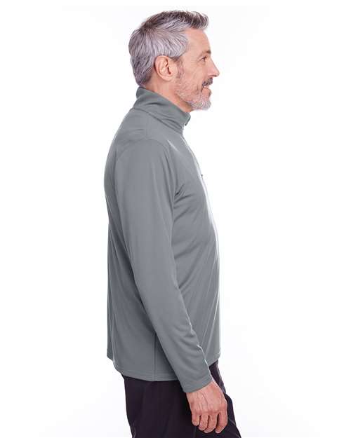 Men's Icon Quarter-Zip Pullover – On Model – Side