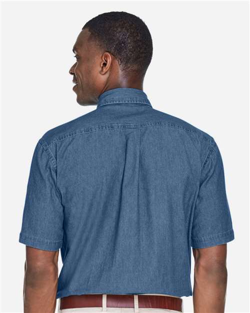 Men's Denim Shirt – On Model – Back