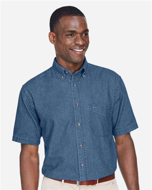 Men's Denim Shirt – On Model