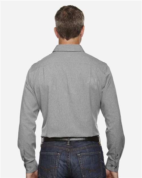 Men's Melange Performance Shirt – On Model – Back