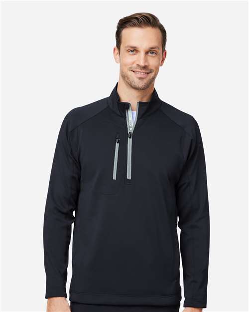 Men's Quarter-Zip Pullover – On Model