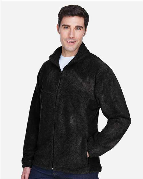 Men's Tall Full-Zip Fleece – On Model – Side